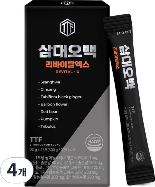 삼대오백 리바이탈엑스 15p, 300g, 4개