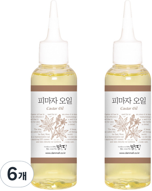Malgeuldam 蓖麻護膚油, 100ml, 6瓶