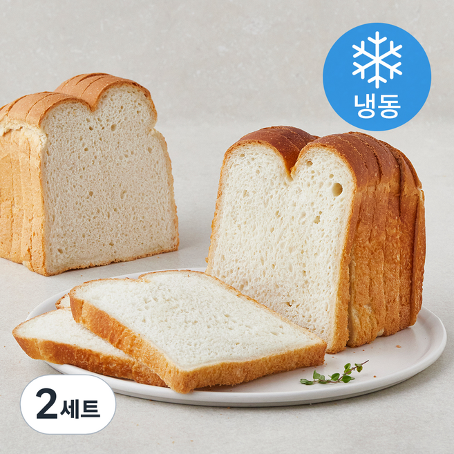 야미요밀 정성가득 채식 식빵 백미 + 현미 (냉동), 435g, 2개입, 2세트