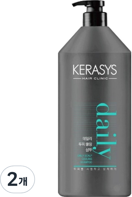 케라시스 데일리 두피 쿨링 샴푸, 2개, 1.5L