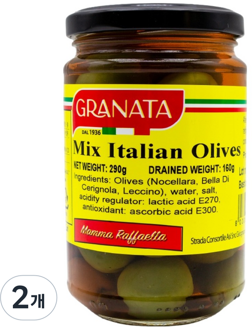 그라나타 믹스 이탈리안 올리브, 290g, 2개