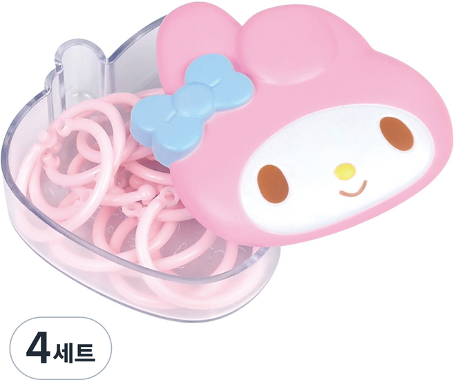 바이하츠 마이멜로디 플라스틱 카드링 중 15개입, 24mm, 4세트