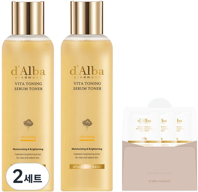 달바 비타 토닝 세럼 토너, 180ml, 4개 - 쿠팡