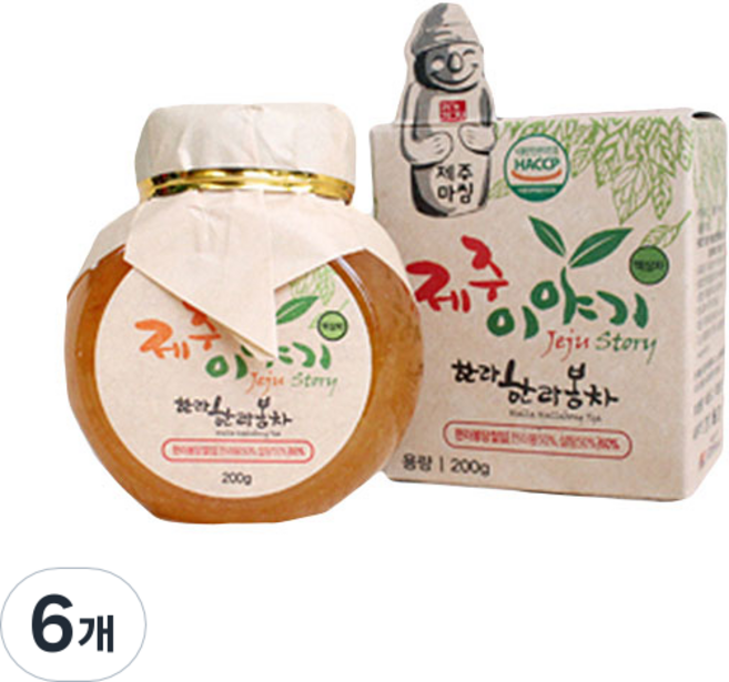 제주이야기 한라 한라봉차, 200g, 1개입, 6개