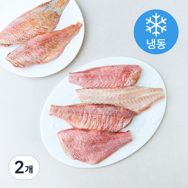 사랑해어 손질 비늘 지느러미 제거 적어 (냉동), 2개, 1kg
