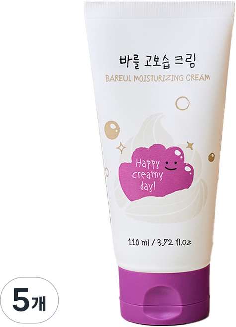 폴레드 유아용 바를 고보습 크림, 5개, 110ml