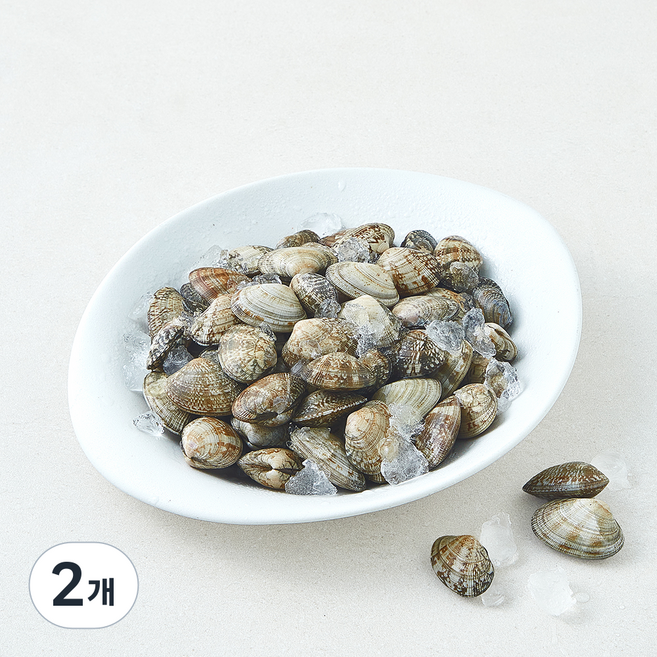 바다림 중국산 생물 바지락, 2개, 500g