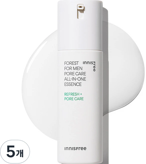 이니스프리 포레스트 포어 케어 올인원 에센스, 100ml, 5개 - 쿠팡