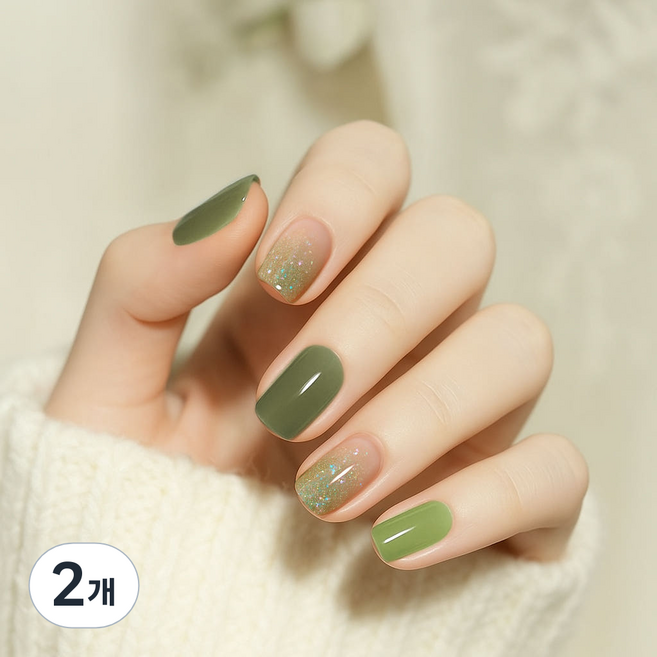 잇템샵 프리상콤 젤네일 스트립 스티커, 프리상콤050, 2개