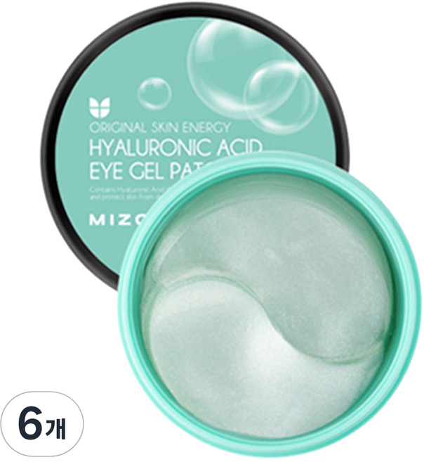 미즈온 히아루론산 아이 겔 패치, 60개입, 6개