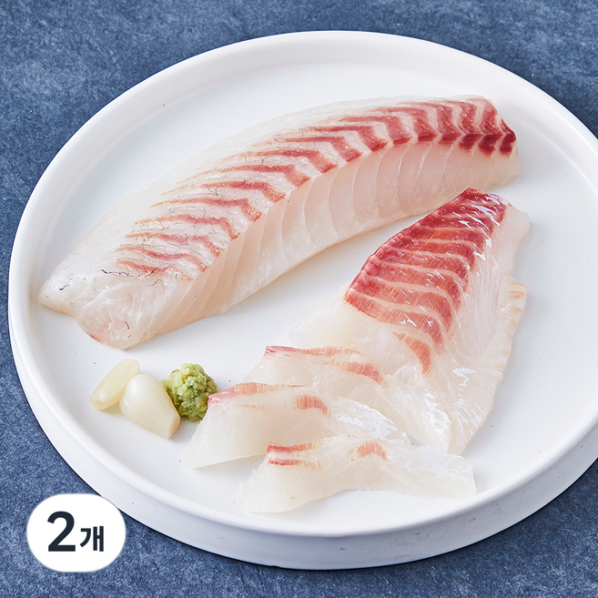 도미회 필렛, 2개, 200g