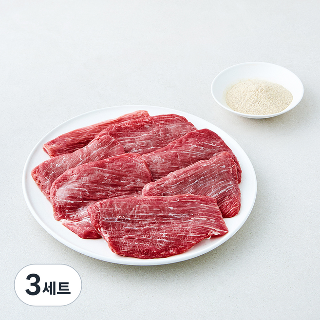 선진포크한돈 등심덧살 수육용 600g + 분말스프 40g 세트 (냉장), 3세트