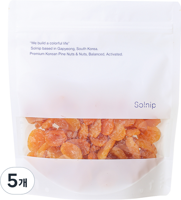 Solnip 香甜芳香杏乾, 400g, 5個