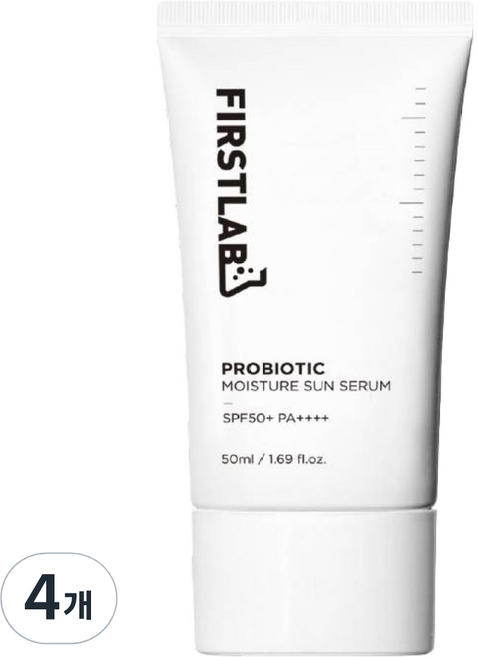 FIRSTLAB 프로바이오틱 모이스처 선세럼 SPF50+ PA++++, 4개, 50ml