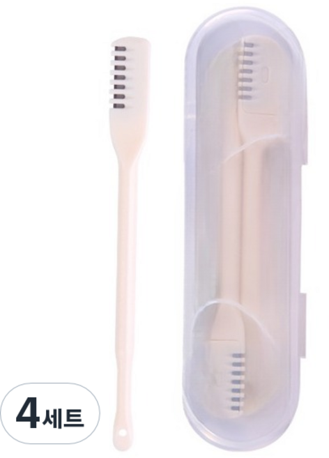 디엔오 수동 코털 제거 트리머 3p + 케이스 세트, 4세트, 혼합색상