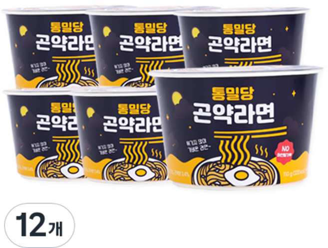 통밀당 곤약 라면 110g, 12개
