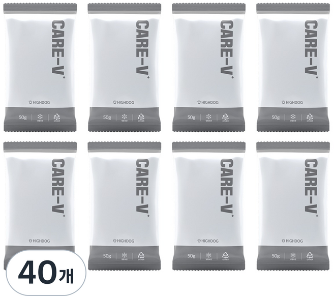 하이독 생후 3개월령 이상 강아지 케어브이 판크프 냉동 화식사료, 캥거루, 50g, 40개