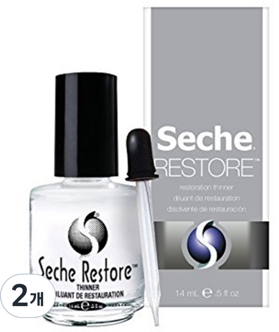 SECHE 리스토어 폴리쉬 띠너 14ml, 2개, 15ml