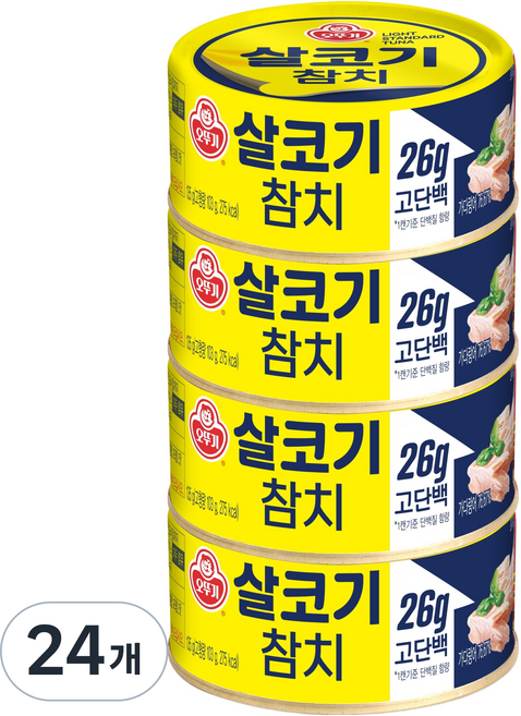 오뚜기 참치 살코기 통조림, 135g, 24개