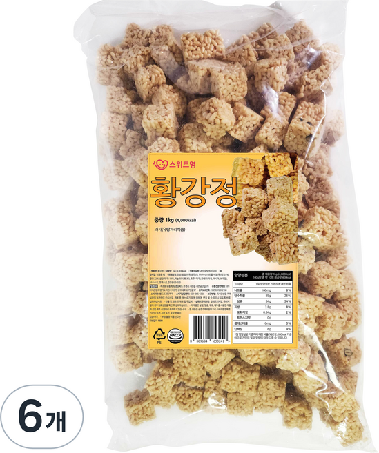 스위트영 황강정, 1kg, 6개