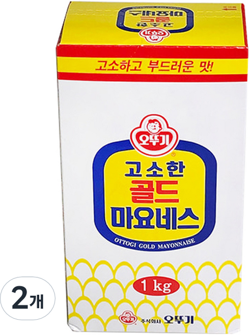 오뚜기 골드마요네스, 1kg, 2개