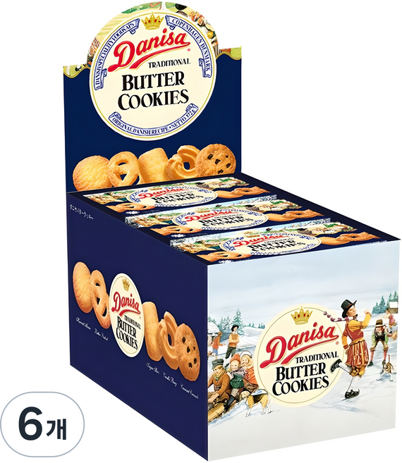 다니사 마요라 버터 쿠키, 372g, 6개