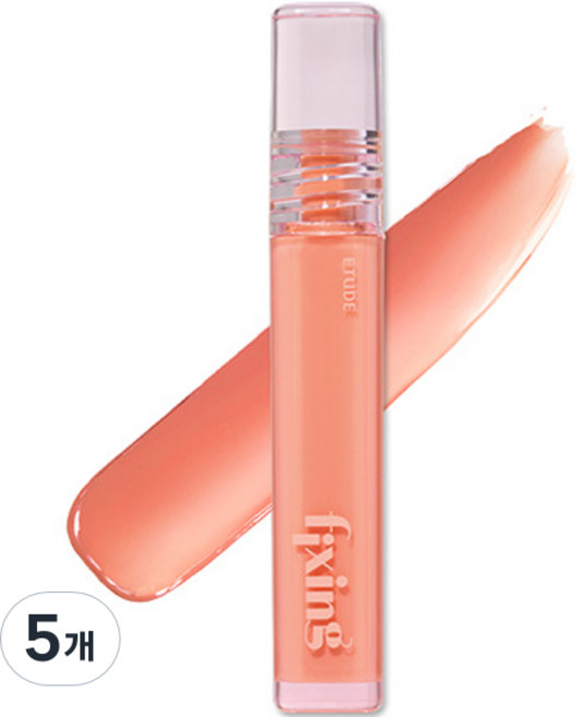 ETUDE 膜幻濾鏡水光唇釉, 01 Pure Coral, 5支
