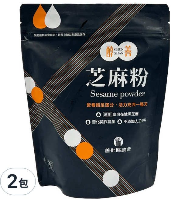 善化區農會 芝麻粉, 300g, 2包