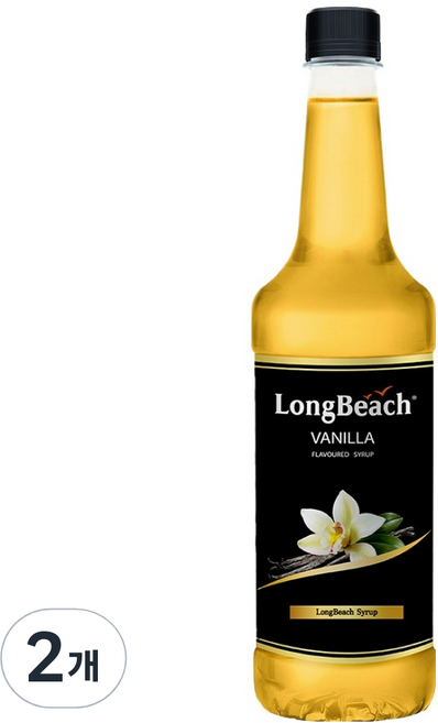 롱비치 바닐라 시럽, 740ml, 2개