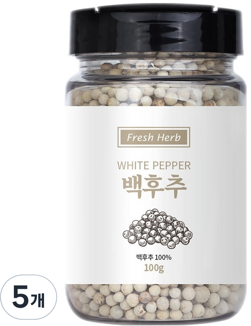 신선약초 통 백후추, 100g, 5개