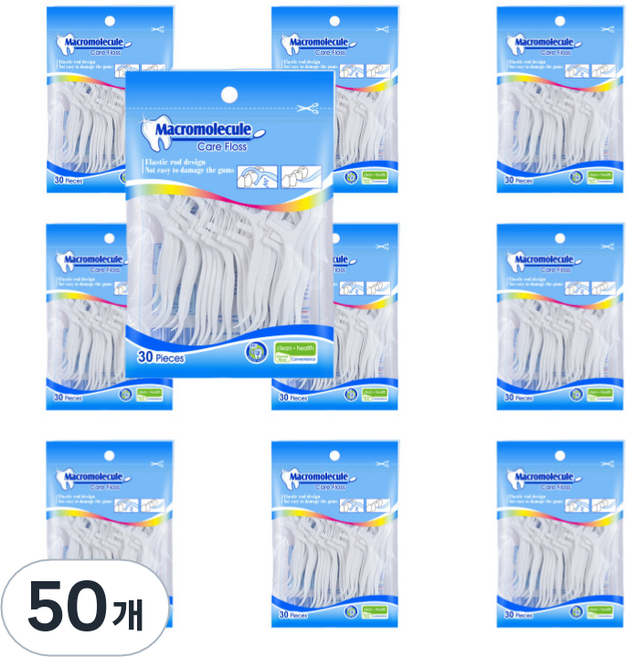 안일공간 1회용 치실, 30개입, 50개
