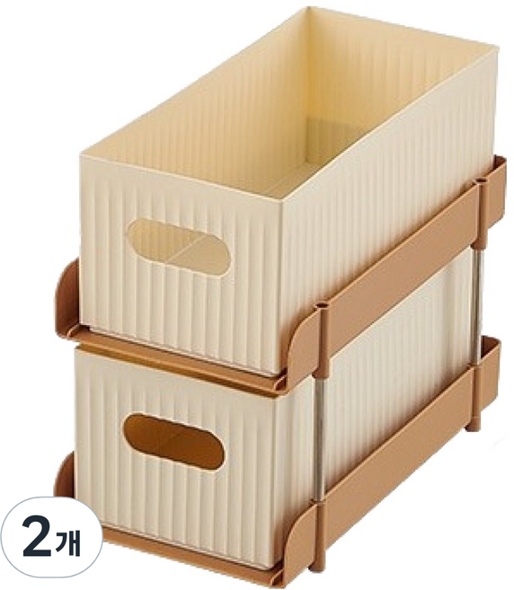 썸즈마인 모던 슬림 서랍장 2단 선반 기본, 혼합색상, 2개