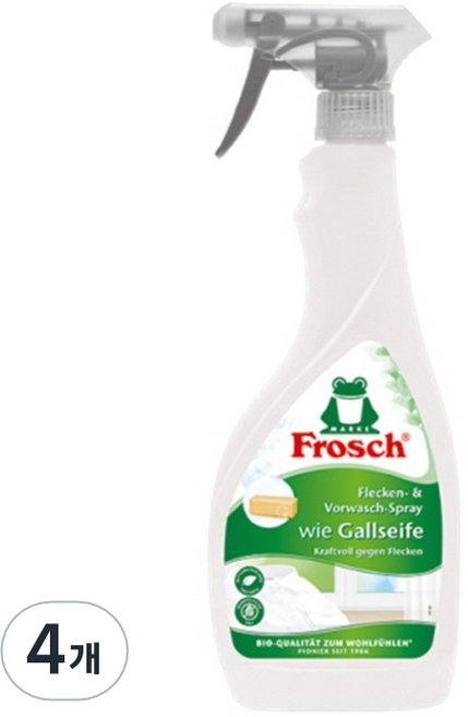 프로쉬 섬유 얼룩제거제, 500ml, 4개