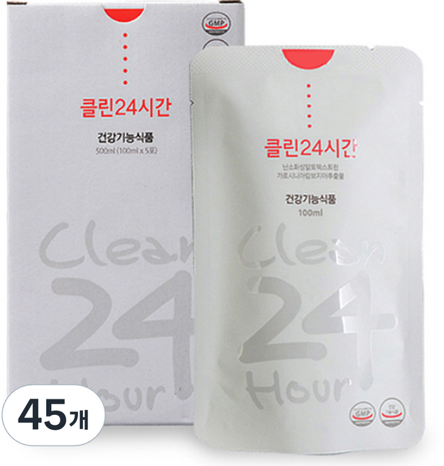 클린24시간 다이어트식품 사과맛, 100ml, 45개