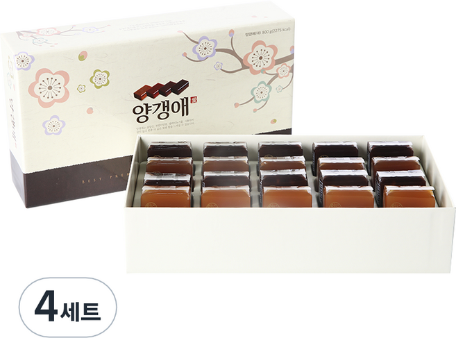 양갱애 양갱 종합세트 대, 800g, 4세트