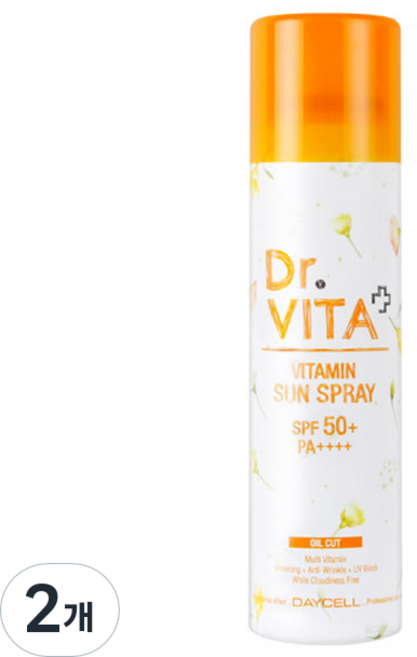 데이셀 닥터비타 비타민 선스프레이 (SPF50+ PA++++), 150ml, 2개