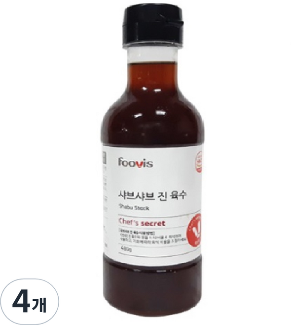 이슬나라 샤브샤브 진육수, 480g, 4개