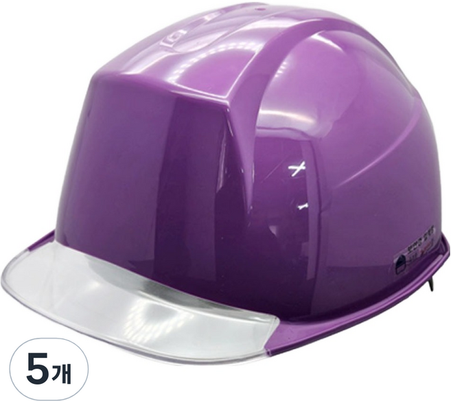 동명 건설현장 공사장 머리보호 안전모 신투구형 ABE등급 퍼플 DMS-M-3001, 5개