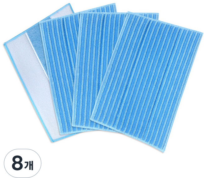 한경희생활과학 초극세사 스팀청소 패드 1, 8개