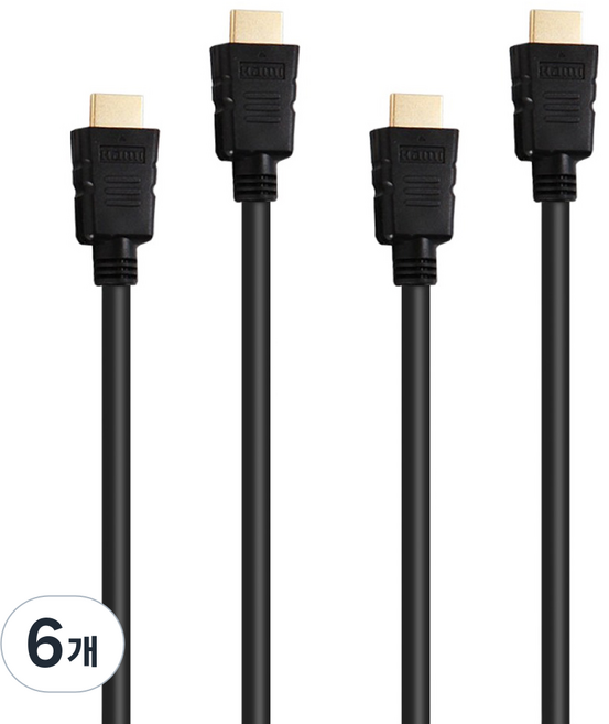 NEXTU HDMI v1.4 FHD 螢幕連接線 黑色 NEXT-1003HDCA X2, 6個, 3m
