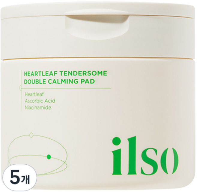 일소 어성초텐더좀 더블 진정 패드 320g, 5개, 60개입