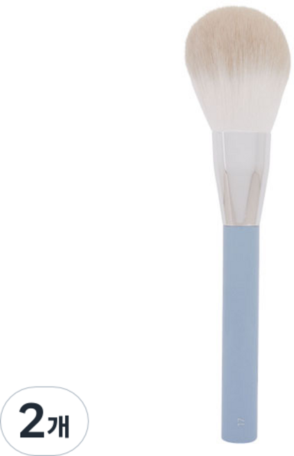EQUMAL Easy Brush AA 17 臉部定妝刷, 混合色, 2個