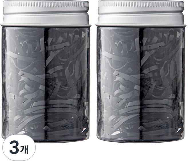 ELLE PARIS 헤어밴드 2개, 3세트, 블랙