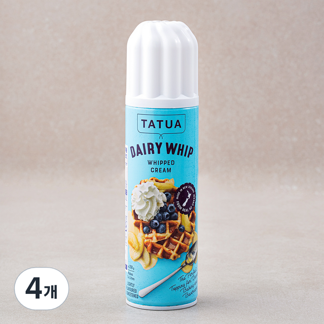 데어리휩 휘핑크림, 250g, 4개