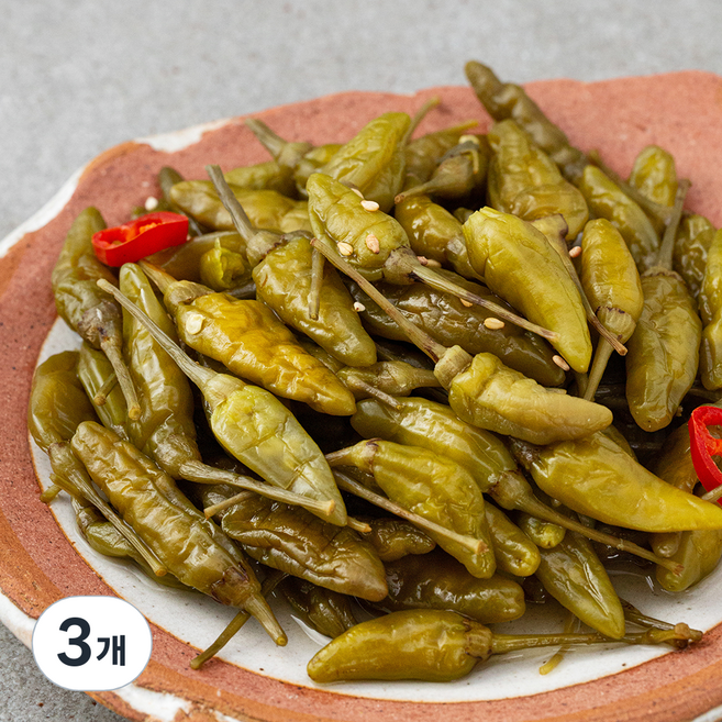 도들샘 산고추, 1kg, 3개