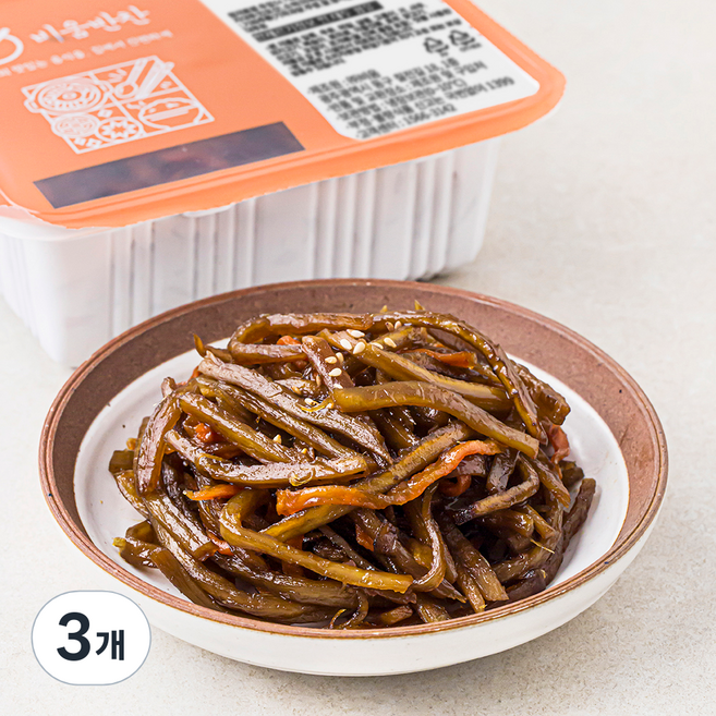 비움반찬 아삭우엉채볶음, 300g, 3개