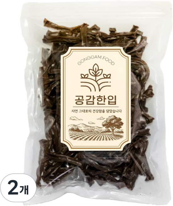 공감한입 도토리 건조 묵말랭이, 200g, 2개