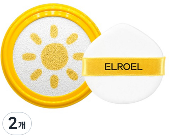 엘로엘 팡팡 옐로우 빅 선쿠션 플러스 리필, 25g, 2개