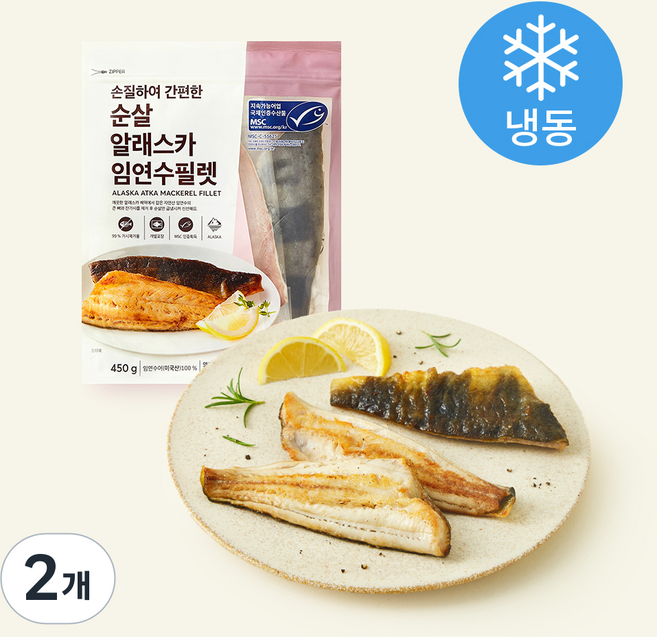 은하수산 MSC 순살 임연수 필렛 (냉동), 450g, 2개