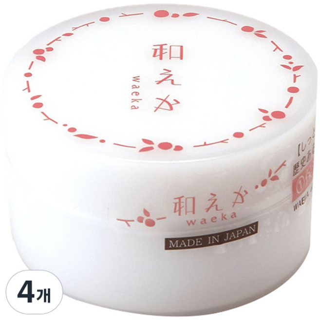 제이케이네트웍스 일본 와에카 올인원 보습크림, 60g, 4개